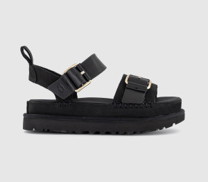 UGG Womens Goldenstar Villa Sandals Black, 4