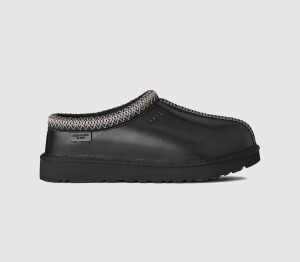 UGG Womens Tasman Leather Regen Slippers Black, 3