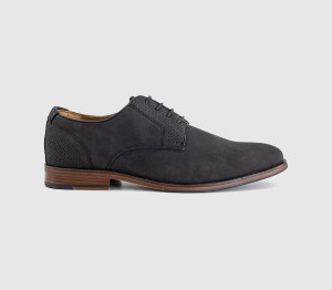 OFFICE Mens Campbell Lace Up Derby Shoes New Black, 7