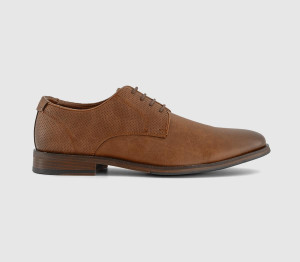 OFFICE Mens Campbell Lace Up Derby Tan, 7