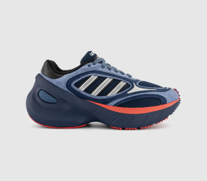 adidas Kids Adizero Goukana Trainers Collegiate Navy Preloved Ink Preloved Red In Blue, 5.5