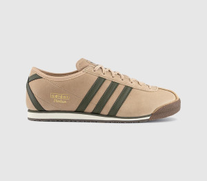 Adidas Italia 70s Cardboard Olive Strata Gum In Green, 8.5