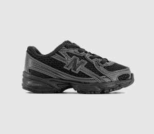 New Balance Kids 740 Infant Trainers Black Cement, 7infant