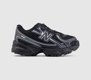 New Balance Kids 740 Infant Trainers Black Silver Metalic BM, 5infant