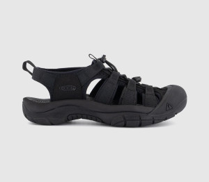 KEEN Womens Newport H2 F Sandals Triple Black, 6