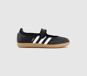 adidas Samba Jane Women's Trainers White Carbon Black, Size: 8