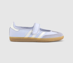 Adidas Womens Samba Janes Frozen Purple Off White Gum, 6