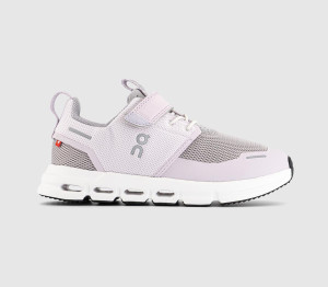 ON Kids Cloudplay Youth Trainers Orchid White, 12 Youth