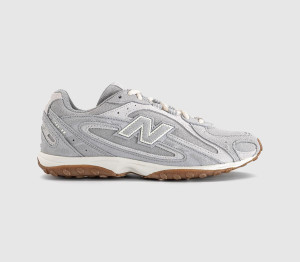 New Balance Womens 204l Trainers Grey Sea Salt Gum, 4
