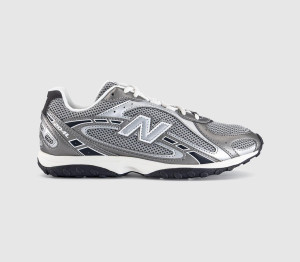 New Balance Womens 204L Trainers Dark Silver Metallic Slate Grey Multi, 3.5
