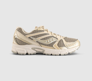 Saucony Womens Ride Millenium Trainers Bubbly Natural, 4