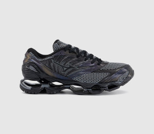 Mizuno Mens Wave Prophecy LS Trainers Black Sand Iron Gate Black, 9