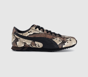 PUMA Womens Sprint Trainers Russet Brown Black, 5.5