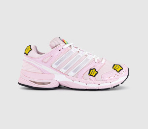 Adidas Womens Adistar Control 5 'care Bears' Trainers Care Bear Clear Pink Whhite Lucid, 7