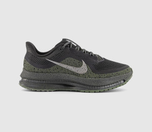 Nike Mens Pegasus Premium Trainers LT Loden Mtlc Med Ash DK Charcoal Deep Pewter Med In Black, 8