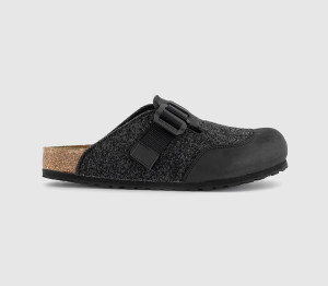 Birkenstock Boston Nova Mens Clogs Anthracite In Black, 9.5