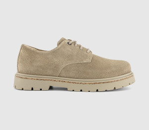 Birkenstock Womens Highwood Lace Low Taupe Natural, 3