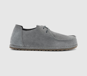 Birkenstock Mens Utti Lace Leve Men's Shoes Basalt Grey, 7