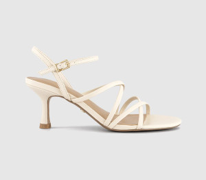 OFFICE Womens Mojo Strappy Heeled Sandals Off White, 9
