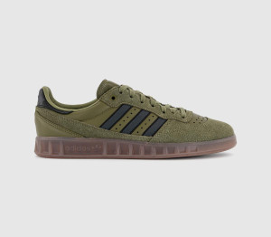 adidas Mens Handball Top RM Trainers Focus Olive Carbon Core Black In Green, 6.5