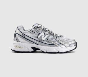 New Balance 740 Junior Trainers Navy White Blue, 5.5