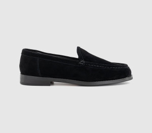 Tony Bianco Womens Zoe Loafers Black Suede, 8