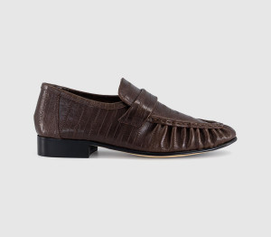 Tony Bianco Womens Gatsby Loafers Brown Anguille, 5
