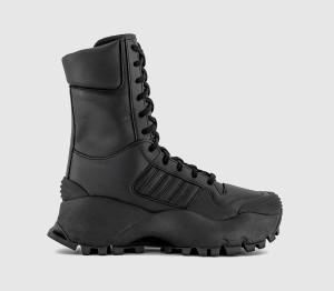 adidas Mens x Chavarria Forum Boots Hi Core Black Core Black Carbon, 7
