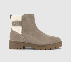 TOMS Womens Astrid Ankle Boots Dune Suede Natural, 3