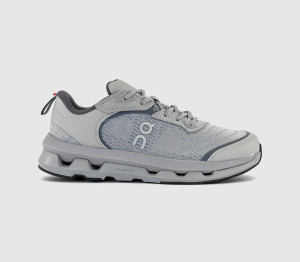ON Womens CloudzON Women'se MoON Womens Trainers Alloy Rock F In Grey, 6