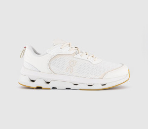 ON Womens CloudzON Women'se MoON Womens Trainers Ivory Ivory F In Natural, 5.5