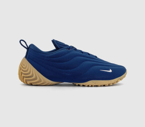Nike Womens Astra Ultra Trainers Blue Void Metallic Silver Gum Light Brown, 3.5