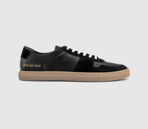 Common Projects Bball Slim Gum Sole Trainers Blk Mono Gum In Black, 9