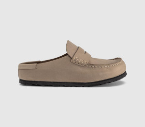 Birkenstock Womens Naples Wrapped Clogs Tobacco Leoi Natural, 6