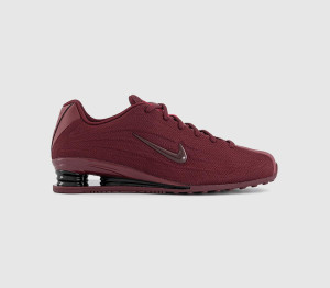 Nike Shox Z Trainers Dark Team Red Black, 5