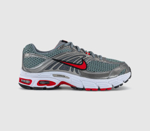 Nike Mens Air Max Moto Trainers Smoke Grey University Red Black, 9.5