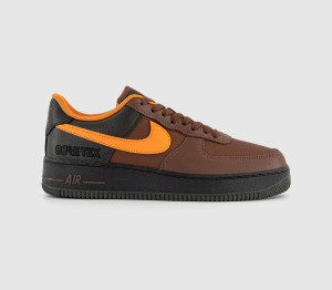 Nike Mens Air Force 1 Gtx Trainers Fauna Brown Brt Ceramic Sequoia Black, 7