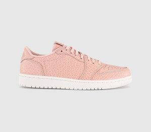 Jordan Mens Air 1 Retro Low NS Trainers Arctic Orange Sail In Red, 11