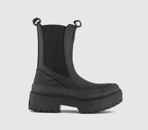 Converse Womens All Star Lugged Heel Chelsea Boots Black, 4.5