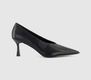 OFFICE Womens Marino High Vamp Court Heels Black, 7