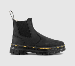 Dr. Martens Womens Embury Wool Lined Boots Black Republic WP, 8