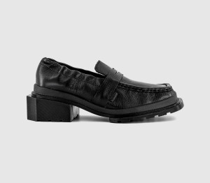 Dr. Martens Womens Maybole Loafers Black Milled Gloss, 5
