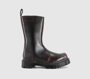 Dr. Martens Womens Rejena High Boots Spiced Brown Explorer WP, 8