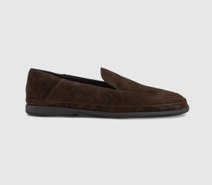Vagabond Womens Sammie Loafers Coffee Suede Brown, 4