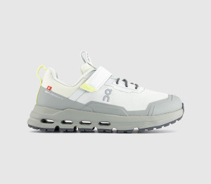 On Cloudhero Waterproof Youth Trainers Iceberg Limelight Natural, 13 youth
