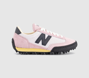 New Balance Womens Gator Run Trainers Pink Chalk Pink Granite, 7.5