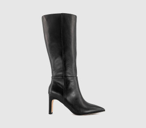 OFFICE Womens Kadell Pointed Toe Knee High Boots Black, 6