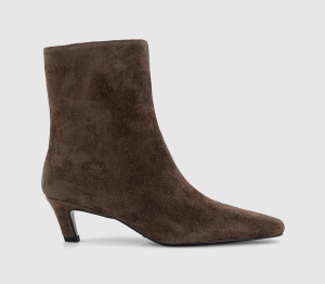 Tony Bianco Womens Estelle Ankle Boots Espresso Suede Brown, 5