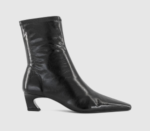 Tony Bianco Womens Margot Ankle Boots Black Crinkle, 8