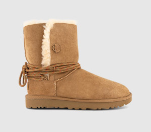 UGG Womens Bailey Tie Boots Chestnut Brown, 4